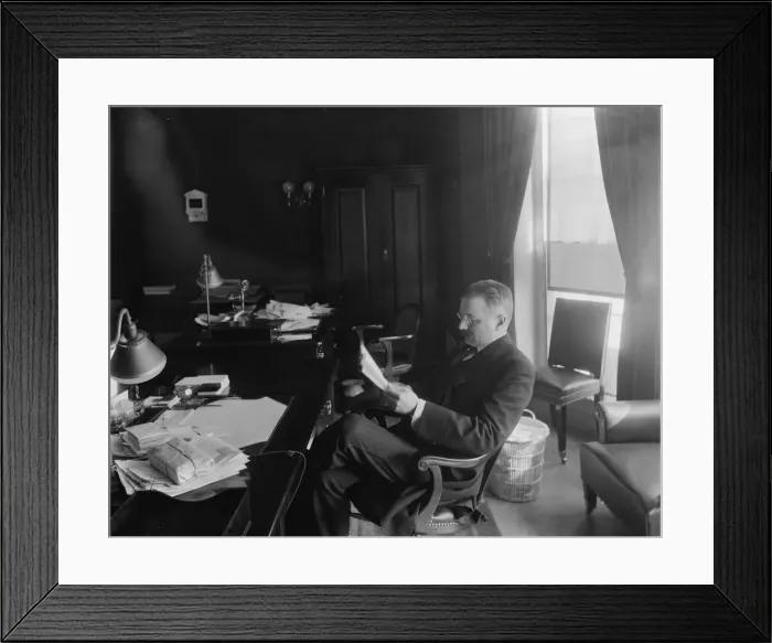 Framed Print : Cortelyou, Secretary in office (Treas. ), between 1890 and 1910. Creator: Unknown Framed Print : Cortelyou, Secretary in office (Treas. ), between 1890 and 1910. Creator: Unknown