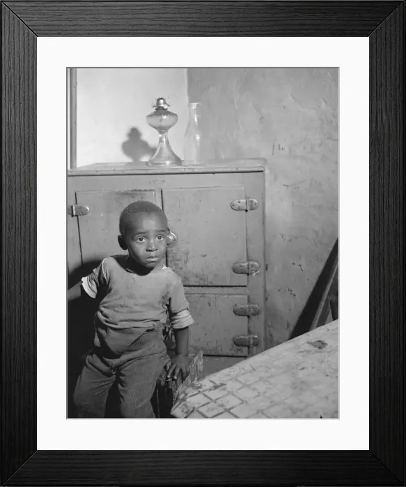 Framed Print : A young boy who lives near the nations capitol, Washington, D. C. 1942. Creator: Gordon Parks Framed Print : A young boy who lives near the nations capitol, Washington, D. C. 1942. Creator: Gordon Parks