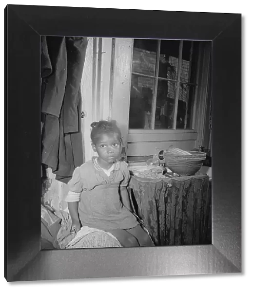 Young girl who lives near the Capitol, Washington, D. C. 1942. Creator: Gordon Parks
