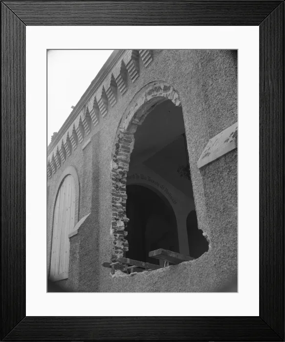 Framed Print : Church being wrecked on Independence Avenue, Washington, D. C, 1942. Creator: Gordon Parks Framed Print : Church being wrecked on Independence Avenue, Washington, D. C, 1942. Creator: Gordon Parks