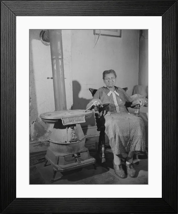 Framed Print : Elderly lady who lives on Lamont Street, N. W. Washington, D. C. 1942. Creator: Gordon Parks Framed Print : Elderly lady who lives on Lamont Street, N. W. Washington, D. C. 1942. Creator: Gordon Parks