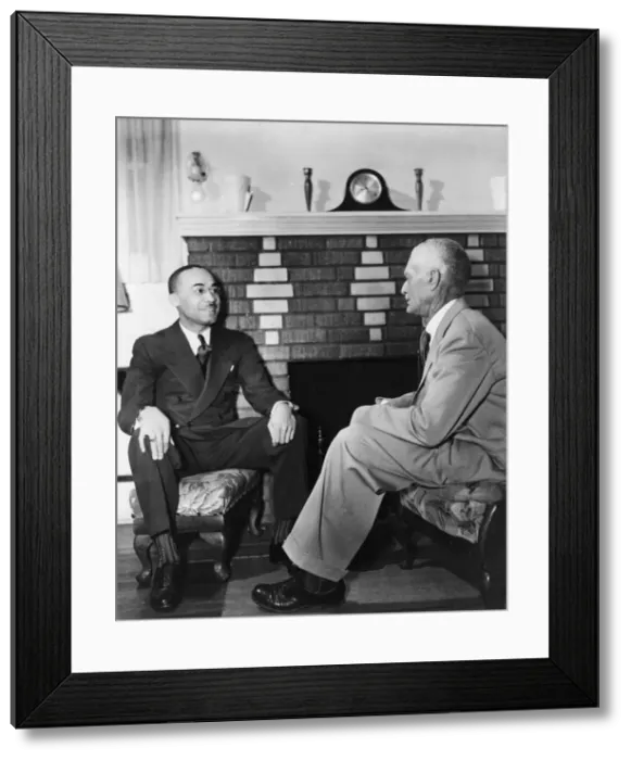 Framed Print : Mr. James A. Colston, president of Bethune-Cookman College and his father... Florida, 1943. Creator: Gordon Parks Framed Print : Mr. James A. Colston, president of Bethune-Cookman College and his father... Florida, 1943. Creator: Gordon Parks