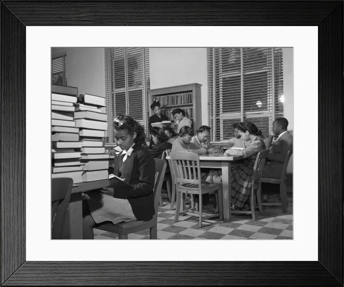 Framed Print : Bethune-Cookman College, Daytona Beach, Florida, 1943. Creator: Gordon Parks Framed Print : Bethune-Cookman College, Daytona Beach, Florida, 1943. Creator: Gordon Parks