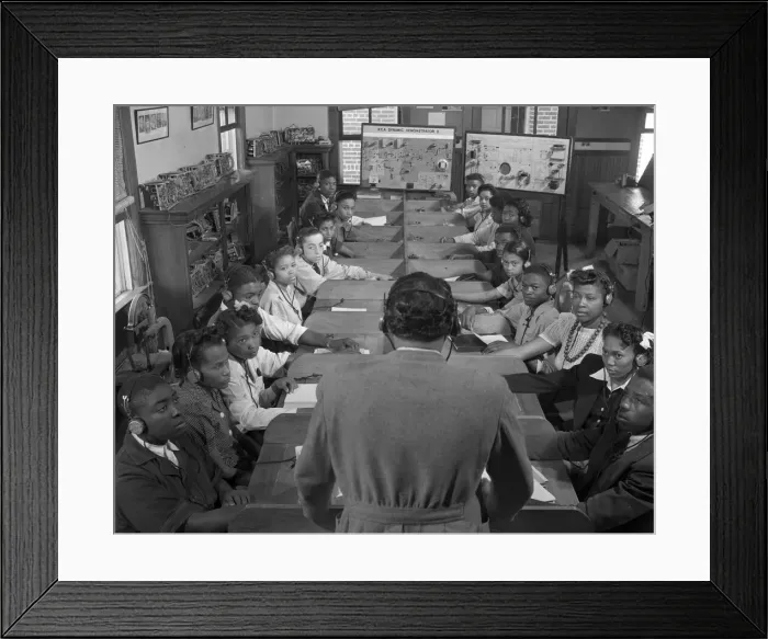 Framed Print : Bethune-Cookman College, Daytona Beach, Florida, 1943. Creator: Gordon Parks Framed Print : Bethune-Cookman College, Daytona Beach, Florida, 1943. Creator: Gordon Parks