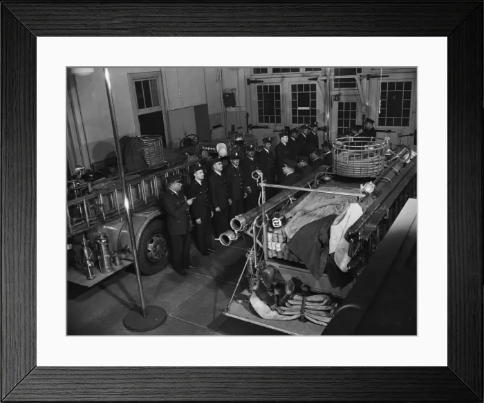 Framed Print : Firehouse station no. 4, Washington, D. C. 1943. Creator: Gordon Parks Framed Print : Firehouse station no. 4, Washington, D. C. 1943. Creator: Gordon Parks