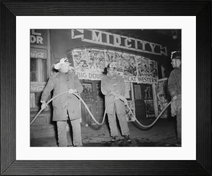 Framed Print : Firehouse station no. 4, Washington, D. C. 1943. Creator: Gordon Parks Framed Print : Firehouse station no. 4, Washington, D. C. 1943. Creator: Gordon Parks