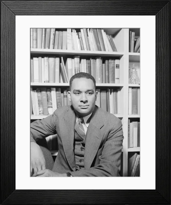 Framed Print : Richard Wright, Negro poet, in his study, New York, 1943. Creator: Gordon Parks Framed Print : Richard Wright, Negro poet, in his study, New York, 1943. Creator: Gordon Parks
