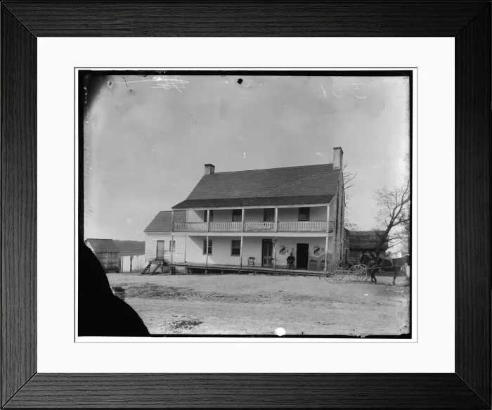 Framed Print : Murray's Hotel, Bryantown, Md. between 1890 and 1910. Creator: Unknown Framed Print : Murray's Hotel, Bryantown, Md. between 1890 and 1910. Creator: Unknown