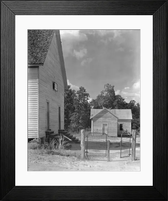 Framed Print : Shady Grove Baptist Church, Alabama or Tennessee, 1936. Creator: Walker Evans Framed Print : Shady Grove Baptist Church, Alabama or Tennessee, 1936. Creator: Walker Evans