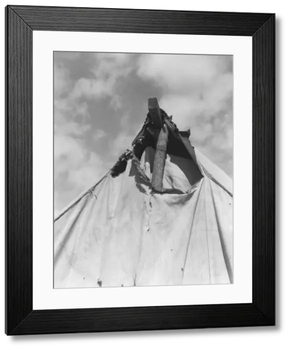 Framed Print : Pea pickers tent near San Jose, California, 1939. Creator: Dorothea Lange Framed Print : Pea pickers tent near San Jose, California, 1939. Creator: Dorothea Lange