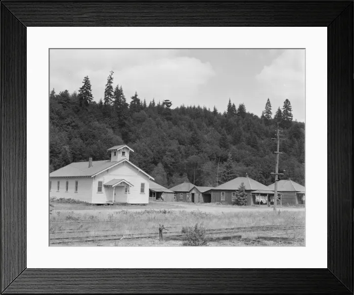 Framed Print : The church closed when the mill closed... Malone, Grays Harbor County, Washington, 1939. Creator: Dorothea Lange Framed Print : The church closed when the mill closed... Malone, Grays Harbor County, Washington, 1939. Creator: Dorothea Lange