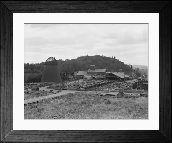 Framed Print : Possibly: Mumby Lumber Mill, closed in 1938... Malone, Grays Harbor County, Washington, 1939. Creator: Dorothea Lange Framed Print : Possibly: Mumby Lumber Mill, closed in 1938... Malone, Grays Harbor County, Washington, 1939. Creator: Dorothea Lange