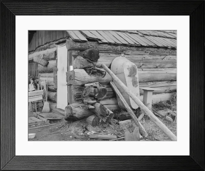 Framed Print : Bathrooms are scarce, farm of ex mill-worker, Bonner County, Idaho, 1939. Creator: Dorothea Lange Framed Print : Bathrooms are scarce, farm of ex mill-worker, Bonner County, Idaho, 1939. Creator: Dorothea Lange