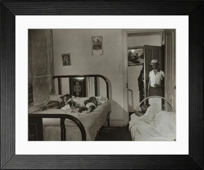 Framed Print : Mrs. Ella Watson, a government charwoman going home... Washington, D.C. 1942. Creator: Gordon Parks Framed Print : Mrs. Ella Watson, a government charwoman going home... Washington, D.C. 1942. Creator: Gordon Parks