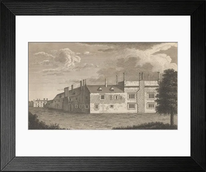 Framed Print : Sutton Place, near Dartford, in the County of Kent, taken in the year 1766, before the... 1777-90. Creator: Anon Framed Print : Sutton Place, near Dartford, in the County of Kent, taken in the year 1766, before the... 1777-90. Creator: Anon