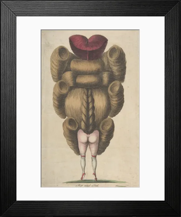 Framed Print : Top and Tail, 1777. 1777. Creator: Anon Framed Print : Top and Tail, 1777. 1777. Creator: Anon