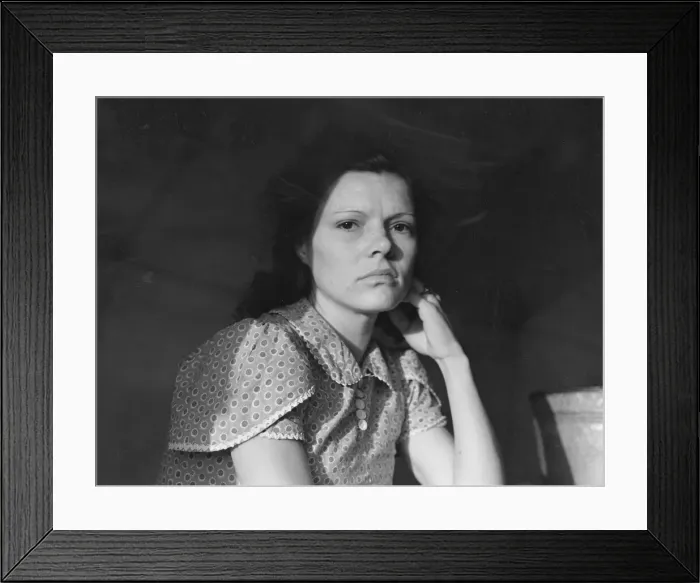 Framed Print : One of migratory family in FSA labor camp, Calipatria, Imperial Valley, California, 1939. Creator: Dorothea Lange Framed Print : One of migratory family in FSA labor camp, Calipatria, Imperial Valley, California, 1939. Creator: Dorothea Lange