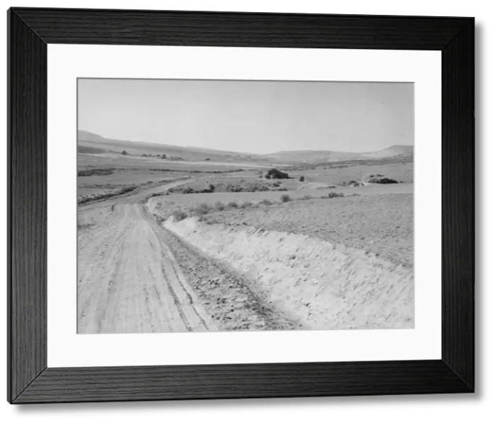 Framed Print : Entering Cow Hollow region... all are FSA borrowers, Malheur County, Oregon, 1939. Creator: Dorothea Lange Framed Print : Entering Cow Hollow region... all are FSA borrowers, Malheur County, Oregon, 1939. Creator: Dorothea Lange