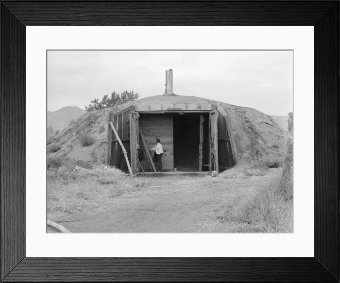 Framed Print : Potato cellar in the Klamath Basin... Merrill, Klamath County, Oregon, 1939. Creator: Dorothea Lange Framed Print : Potato cellar in the Klamath Basin... Merrill, Klamath County, Oregon, 1939. Creator: Dorothea Lange