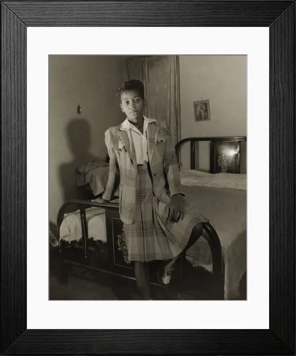 Framed Print : Adopted daughter of Mrs. Ella Watson, a government charwoman, Washington, D. C. 1942. Creator: Gordon Parks Framed Print : Adopted daughter of Mrs. Ella Watson, a government charwoman, Washington, D. C. 1942. Creator: Gordon Parks