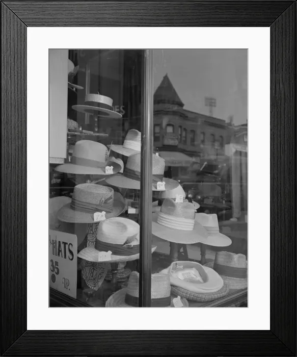 Framed Print : Display window at 7th Street and Florida Avenue, N. W. Washington, D. C. 1942. Creator: Gordon Parks