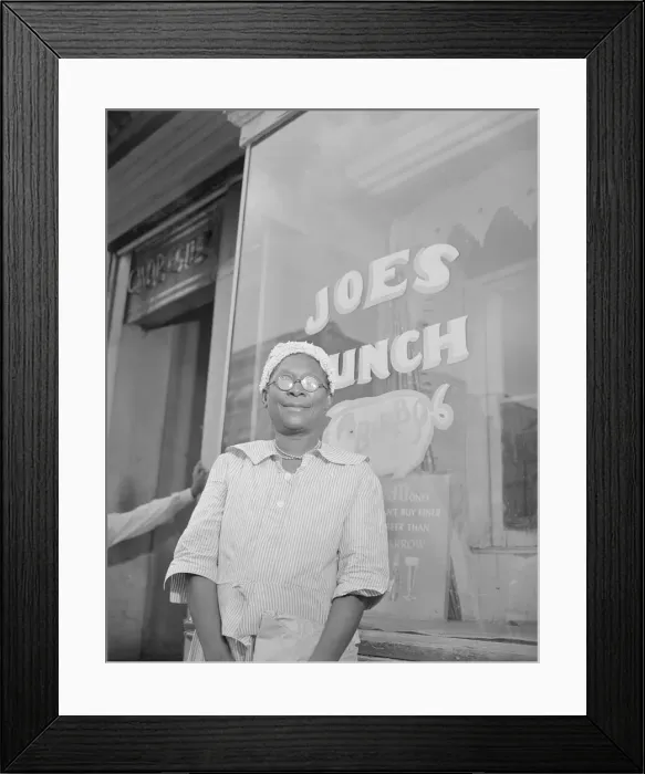 Framed Print : Shopper on Saturday afternoon, Washington, D. C. 1942. Creator: Gordon Parks Framed Print : Shopper on Saturday afternoon, Washington, D. C. 1942. Creator: Gordon Parks