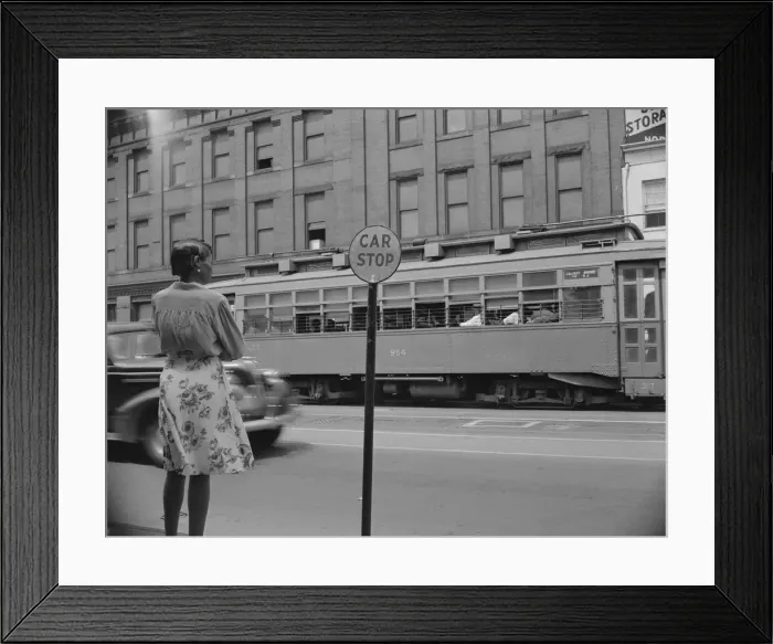 Framed Print : Street corner, 7th Street and Florida Avenue, N. W. Washington, D. C. 1942. Creator: Gordon Parks Framed Print : Street corner, 7th Street and Florida Avenue, N. W. Washington, D. C. 1942. Creator: Gordon Parks