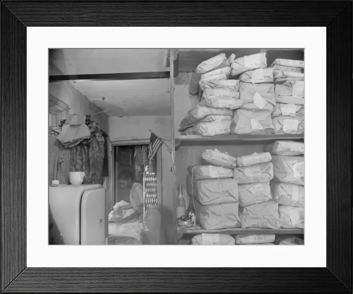 Framed Print : Possibly: Johnnie Lews Chinese laundry on Monday morning, Washington, D. C. 1942. Creator: Gordon Parks Framed Print : Possibly: Johnnie Lews Chinese laundry on Monday morning, Washington, D. C. 1942. Creator: Gordon Parks