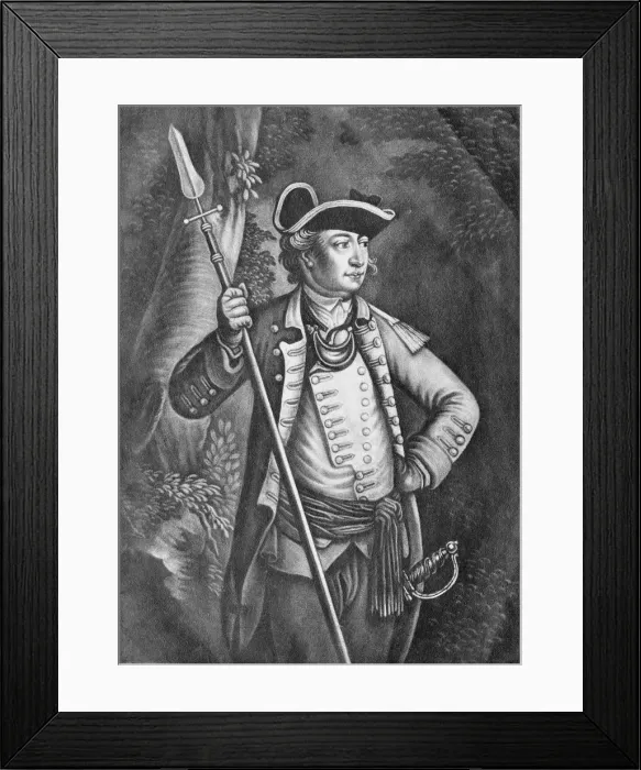 Framed Print : Major General John Sullivan, August 22, 1776. August 22, 1776. Creator: Anon Framed Print : Major General John Sullivan, August 22, 1776. August 22, 1776. Creator: Anon