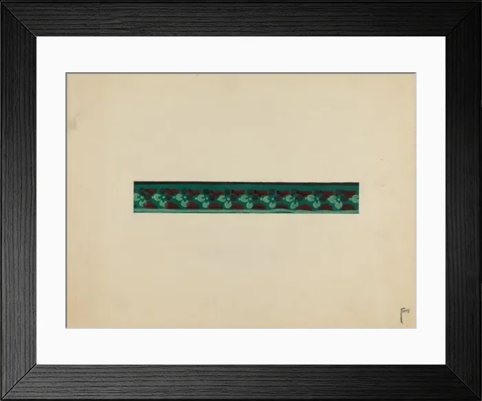 Framed Print : Wall Paper Border, c. 1936. Creator: Paul Farkas Framed Print : Wall Paper Border, c. 1936. Creator: Paul Farkas