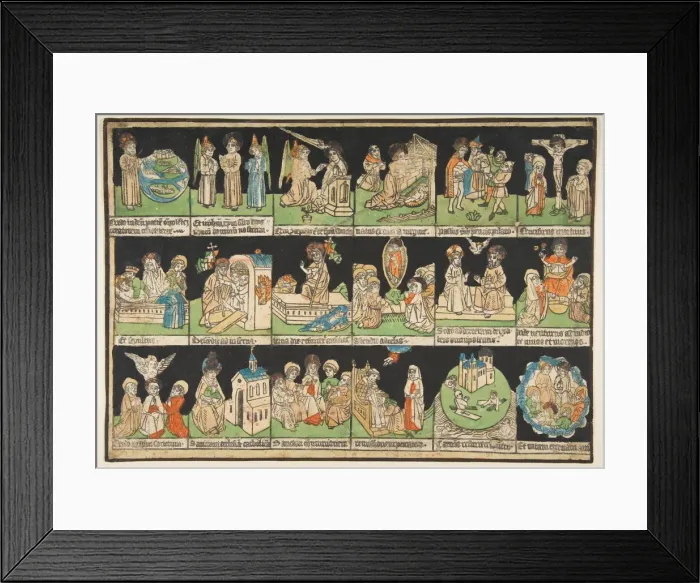 Framed Print : The Creed, ca. 1450-70. ca. 1450-70. Creator: Anon Framed Print : The Creed, ca. 1450-70. ca. 1450-70. Creator: Anon