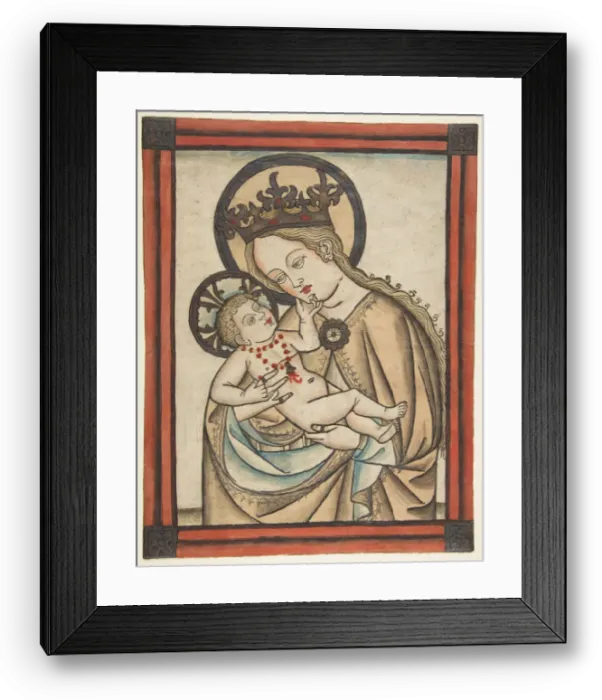 Framed Print : Madonna and Child, ca. 1460-70. ca. 1460-70. Creator: Anon Framed Print : Madonna and Child, ca. 1460-70. ca. 1460-70. Creator: Anon