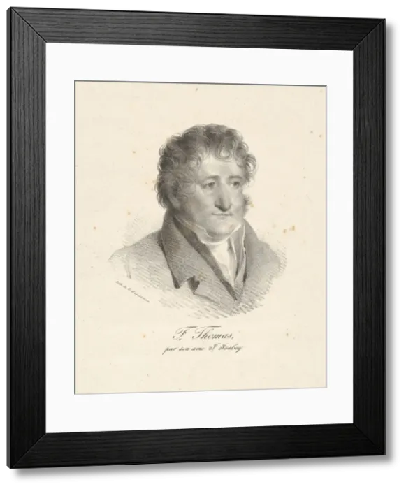 Framed Print : Portrait of F. Thomas, 1798-99 [or ca. 1820]. Creator: Jean-Baptiste Isabey