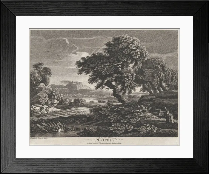 Framed Print : Storm, ca. 1745-58. ca. 1745-1758. Creator: Jean Baptiste Claude Chatelain Framed Print : Storm, ca. 1745-58. ca. 1745-1758. Creator: Jean Baptiste Claude Chatelain