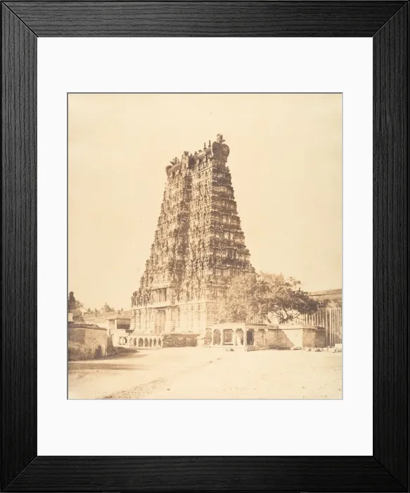 Framed Print : The Great Pagoda, January-March 1858. Creator: Captain Linnaeus Tripe Framed Print : The Great Pagoda, January-March 1858. Creator: Captain Linnaeus Tripe