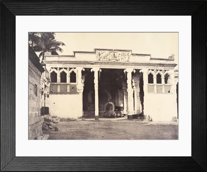 Framed Print : The Kulayana Mundapam, January-March 1858. Creator: Captain Linnaeus Tripe Framed Print : The Kulayana Mundapam, January-March 1858. Creator: Captain Linnaeus Tripe