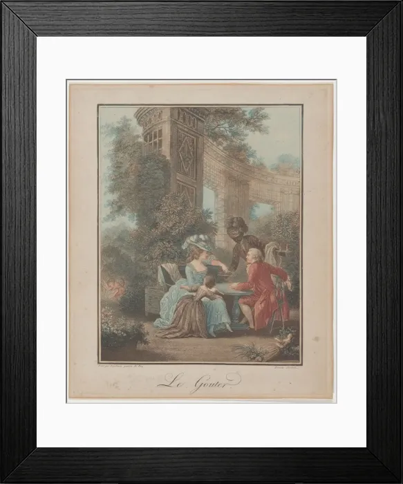 Framed Print : The Snack, mid to late 18th century. Creator: Louis Marin Bonnet Framed Print : The Snack, mid to late 18th century. Creator: Louis Marin Bonnet
