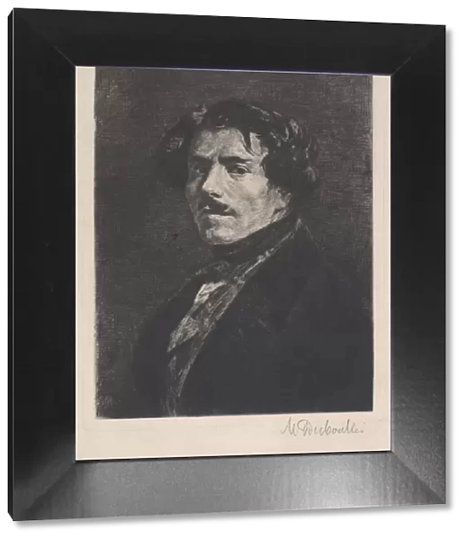 Portrait of Eugene Delacroix, 1889. Creator: Marcellin-Gilbert Desboutin