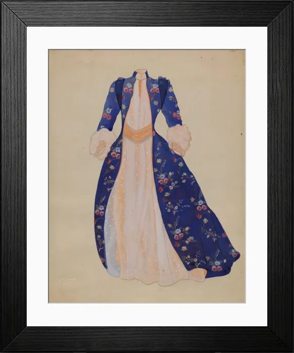 Framed Print : Dress, c. 1936. Creator: Charles Criswell Framed Print : Dress, c. 1936. Creator: Charles Criswell