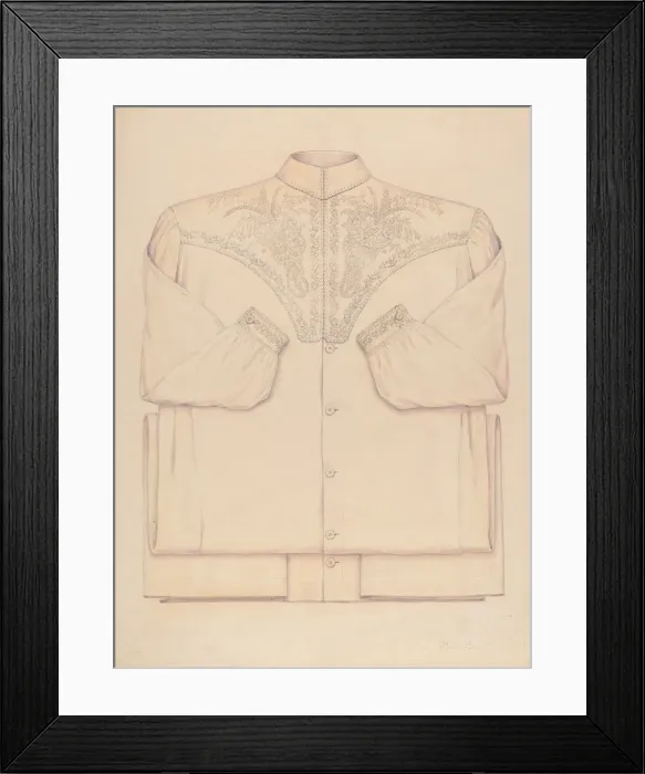 Framed Print : Nightgown, c. 1938. Creator: Eugene Croe Framed Print : Nightgown, c. 1938. Creator: Eugene Croe