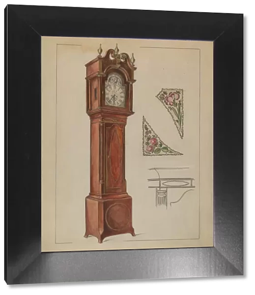 Tall Clock, 1935  /  1942. Creator: Elizabeth Curtis