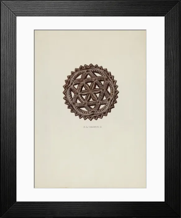 Framed Print : Iron Stand, c. 1940. Creator: Austin L. Davison Framed Print : Iron Stand, c. 1940. Creator: Austin L. Davison