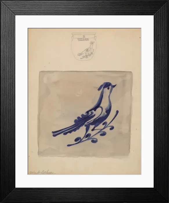 Framed Print : Crock, c. 1936. Creator: Yolande Delasser Framed Print : Crock, c. 1936. Creator: Yolande Delasser