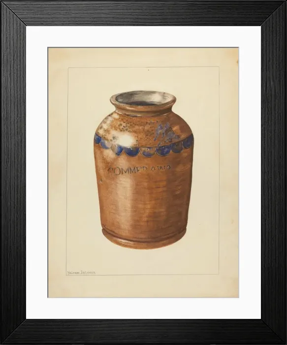 Framed Print : Jar, c. 1953. Creator: Yolande Delasser Framed Print : Jar, c. 1953. Creator: Yolande Delasser