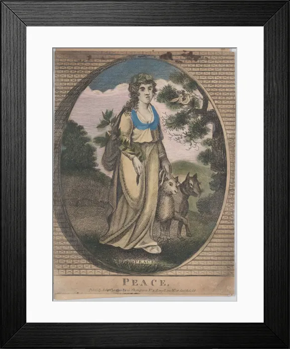 Framed Print : Peace, September 30, 1800. September 30, 1800. Creator: Anon Framed Print : Peace, September 30, 1800. September 30, 1800. Creator: Anon