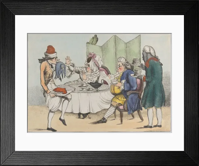 Framed Print : Morning, or, A Man of Taste, 1802-11. 1802-11. Creator: Anon Framed Print : Morning, or, A Man of Taste, 1802-11. 1802-11. Creator: Anon
