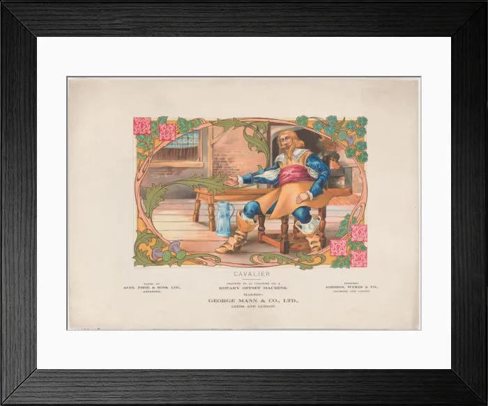 Framed Print : Trade Card for George Mann & Co. Ltd. Offset Printers, 1910. 1910. Creator: Anon Framed Print : Trade Card for George Mann & Co. Ltd. Offset Printers, 1910. 1910. Creator: Anon