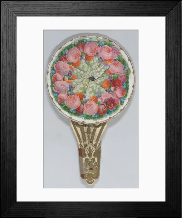 Framed Print : Valentine - Mechanical nosegay (tussy mussy), ca. 1875. ca. 1875. Creator: Anon Framed Print : Valentine - Mechanical nosegay (tussy mussy), ca. 1875. ca. 1875. Creator: Anon