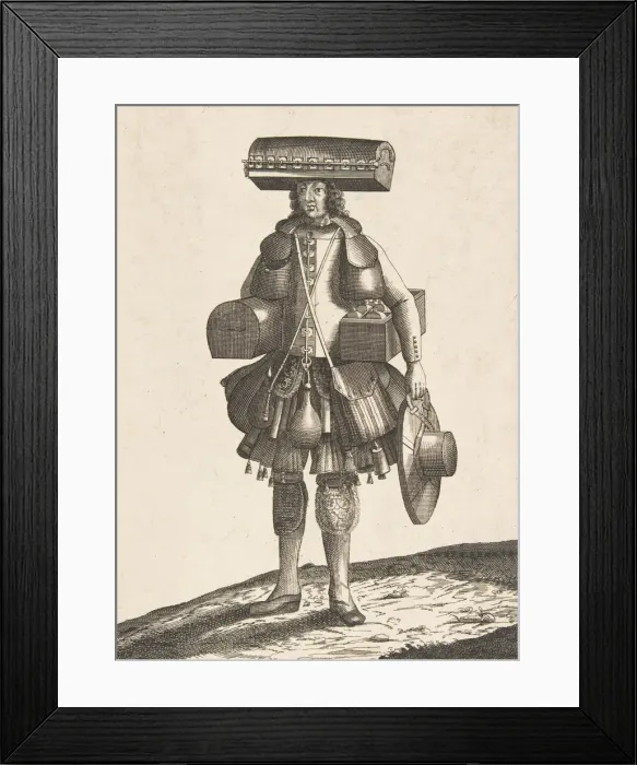 Framed Print : Habit de Mallettier Coffrettier, ca. 1690. ca. 1690. Creator: Anon Framed Print : Habit de Mallettier Coffrettier, ca. 1690. ca. 1690. Creator: Anon
