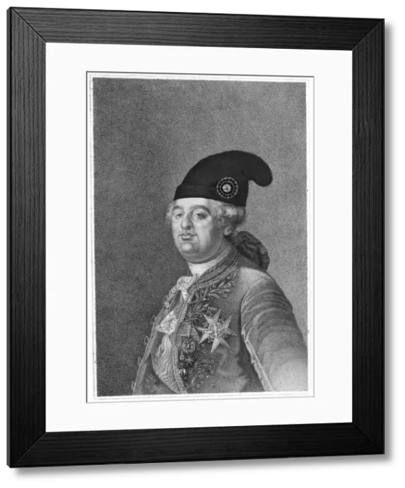 Framed Print : Louis Seize Roi des Francais, 18th century. 18th century. Creator: Anon Framed Print : Louis Seize Roi des Francais, 18th century. 18th century. Creator: Anon